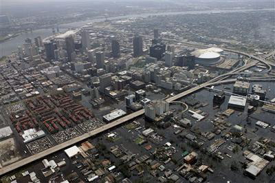 Areal View of New Orleans