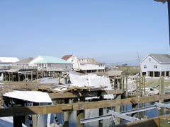 Damage at Proctor's Landing