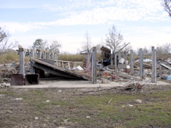 Destroyed House