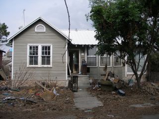 Coop's House after the storm